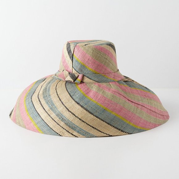 Anthropologie Accessories - Anthropologie Aurora Wide Raffia Sun Hat NWOT